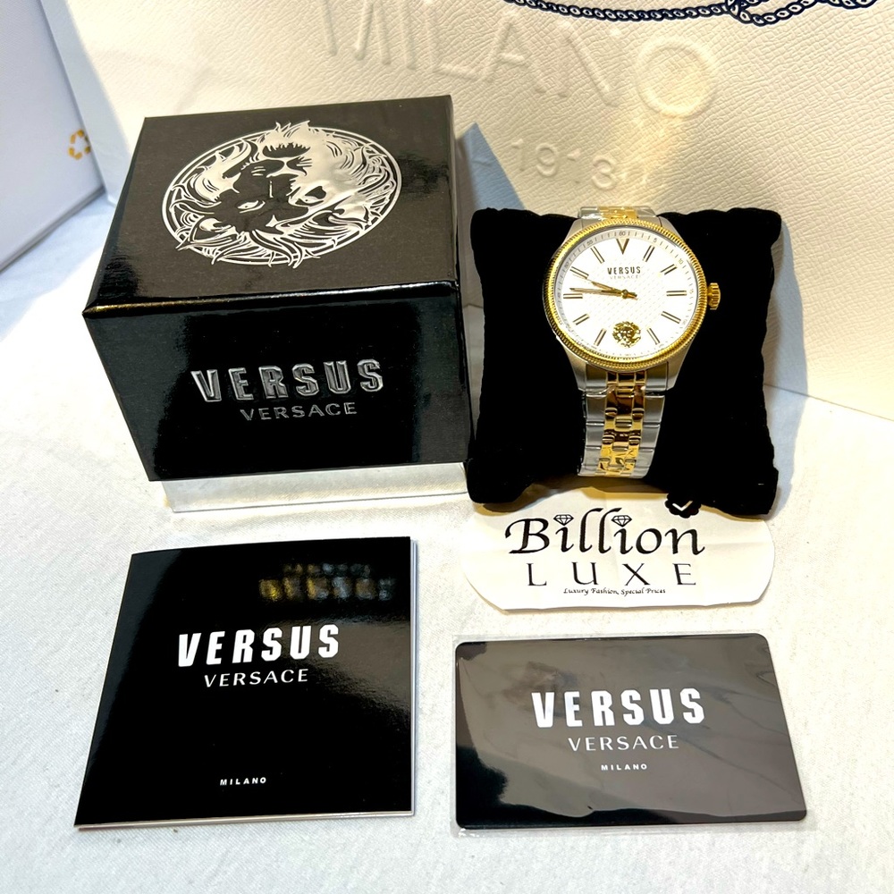 Versace Versus Gold and Silver Watch